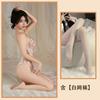 Sex Underwear Lace Embroidery Hollow Pajamas Sexy Suspender One-piece Waist Transparent Temptation Mesh Set