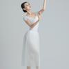 Maillots de Ballet en Maille pour Femmes Bodysuit de Yoga Élastique Mode Tenue de Danseuse Ballerine Patinage