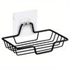 Soap Holder Wall-Mounted Stainless Steel Soap Dish Bathroom Toilet Organized  Storage Rack Draining Soap Dish Household Supplies