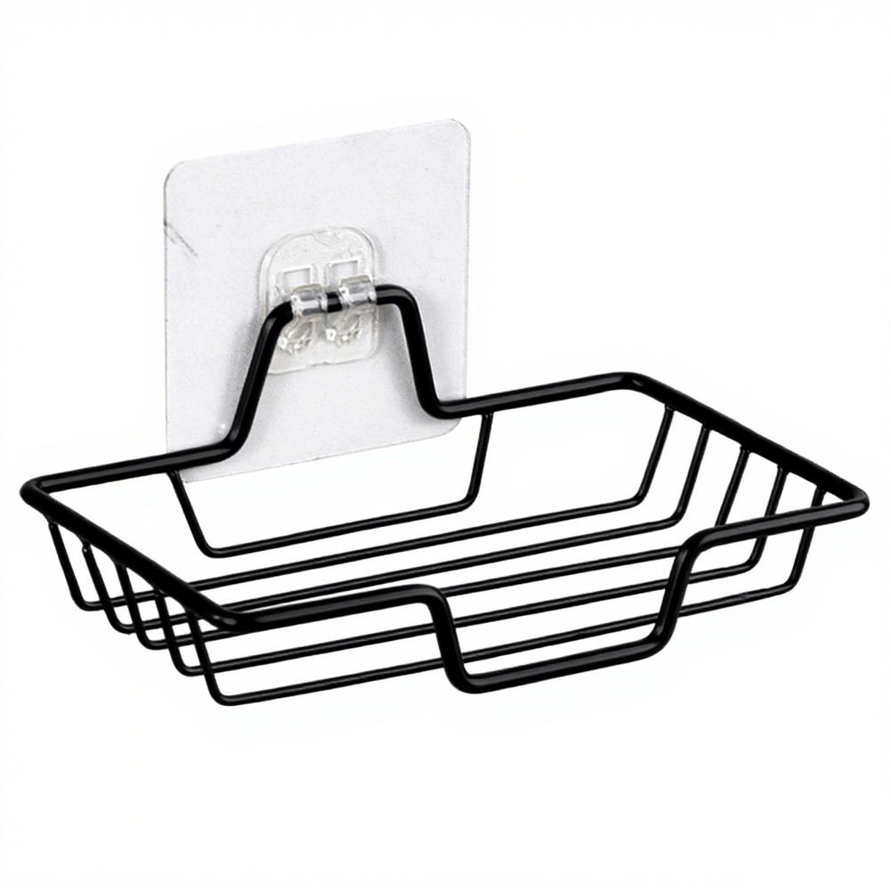 Soap Holder Wall-Mounted Stainless Steel Soap Dish Bathroom Toilet Organized  Storage Rack Draining Soap Dish Household Supplies