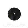 12 Pieces Tree Mulch Ring Mat Guard Weed Barrier Fabric for Outdoor