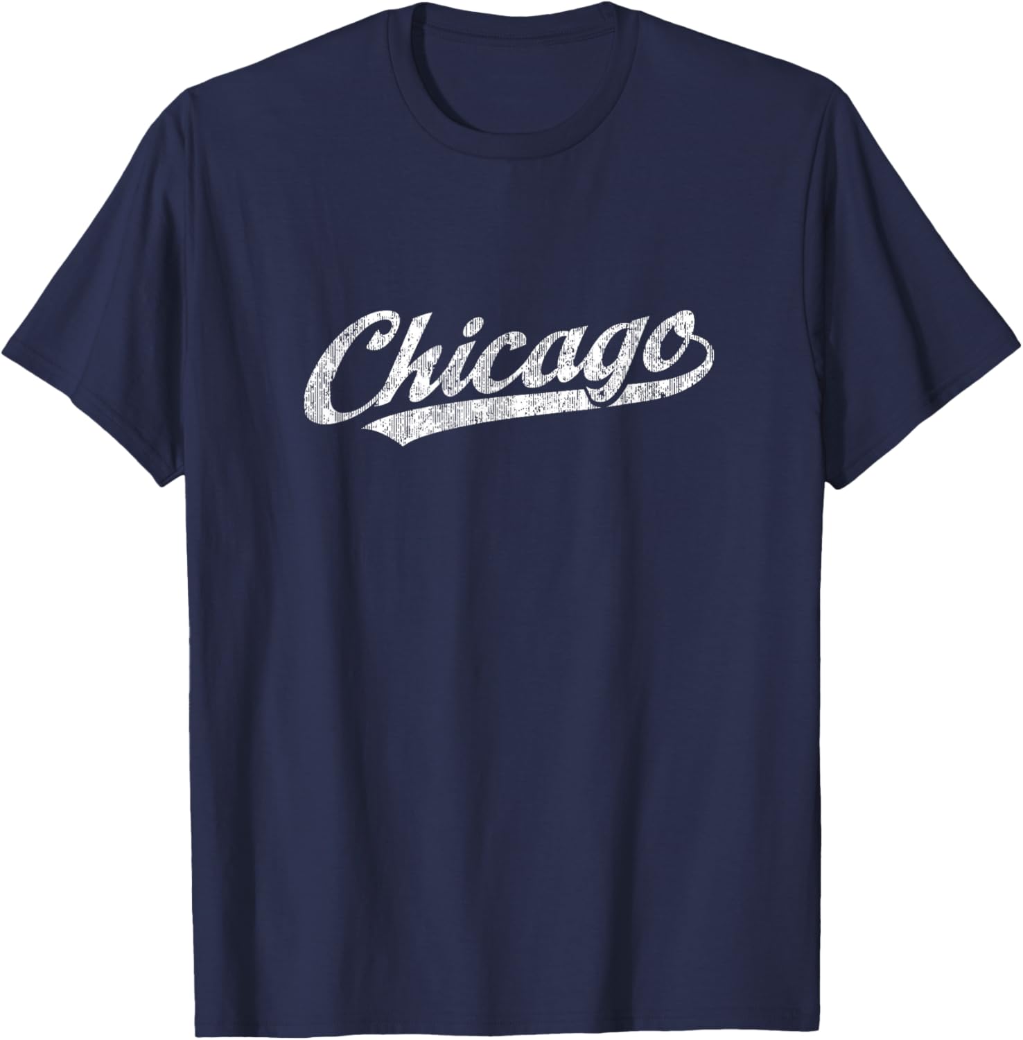 Chicago Illinois IL T-Shirt Vintage Sports Retro Gift Tee T-Shirt S разноцветный