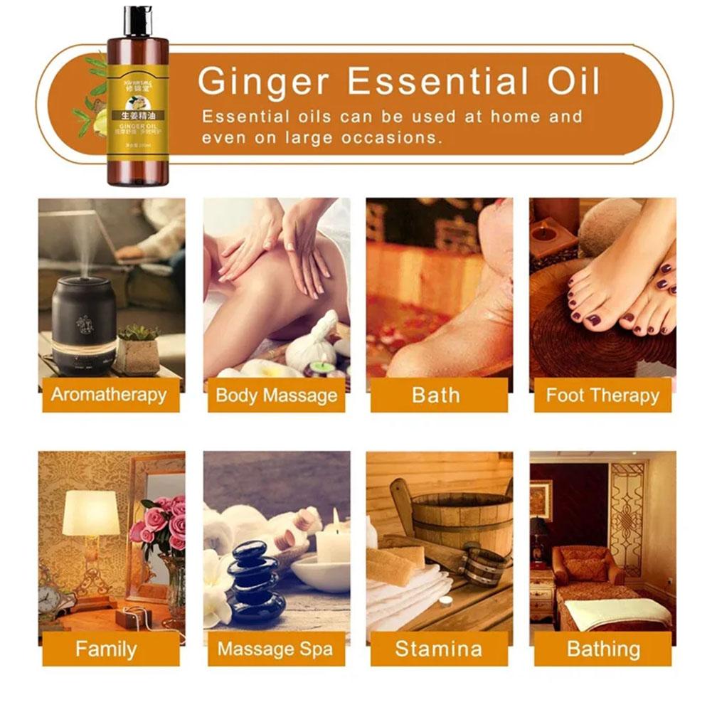 Ginger Essential Oil / Ginger 100% Natural / 100 Ml.