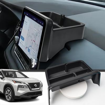 Center Console Dashboard Organizer For -2024 2025 Nissan Rogue S/SV/SL Dashboard Storage Box Tray Interior Car Accessories