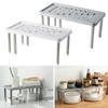 Adjustable Organiser Shelf Storage Cupboard Pantry Stand Support Rack Kitchen