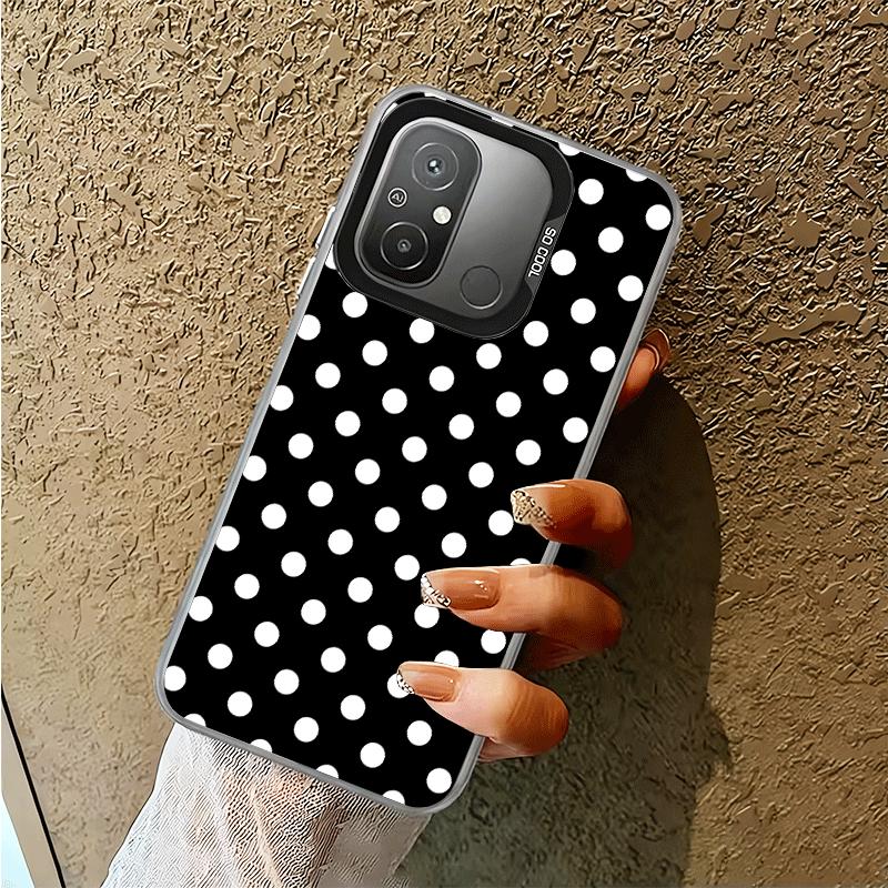 Polka Dots Art Fashion Desgin Shockproof Phone Case for Xiaomi Poco X7 X6 X5 X3 Pro F7 Ultra M8 Redmi 15C 15 14C 13C 12C 10C 13