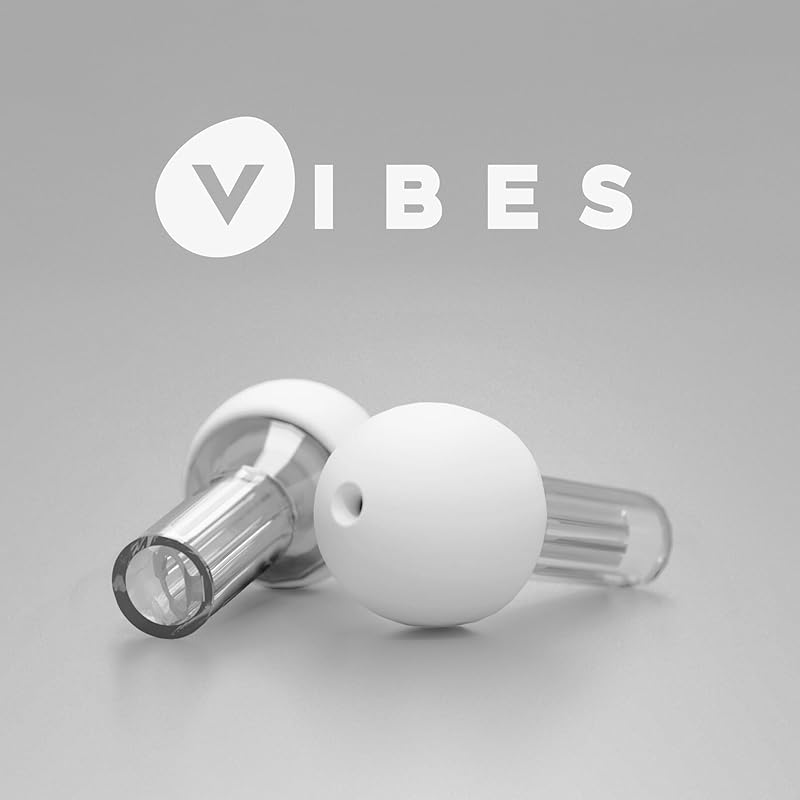 Vibes acoustic filter earplugs - High Fidelity Decibel Reduction Earplugs for Music Concert Festival Hearing protection for tinnitus and autism