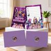 KPop Demon Hunters Party Invitation Card Anime Kids Birthday Greeting Card Single-Page Invitation Card Party Decoration