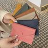 First-layer Cowhide Large Lychee Pattern Change Purse Women Short Capacity Multi-card ID Bag Small Wallet
