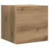 Wall Mounted TV Cabinet Set 8 pcs Artisan Oak Wood Based Material