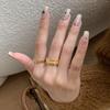 Light Luxury Retro Full Diamond Lace Crown Ring Medieval Court Style Heavy Industry Hollow Versatile Exquisite Luxury Index Finger Ring