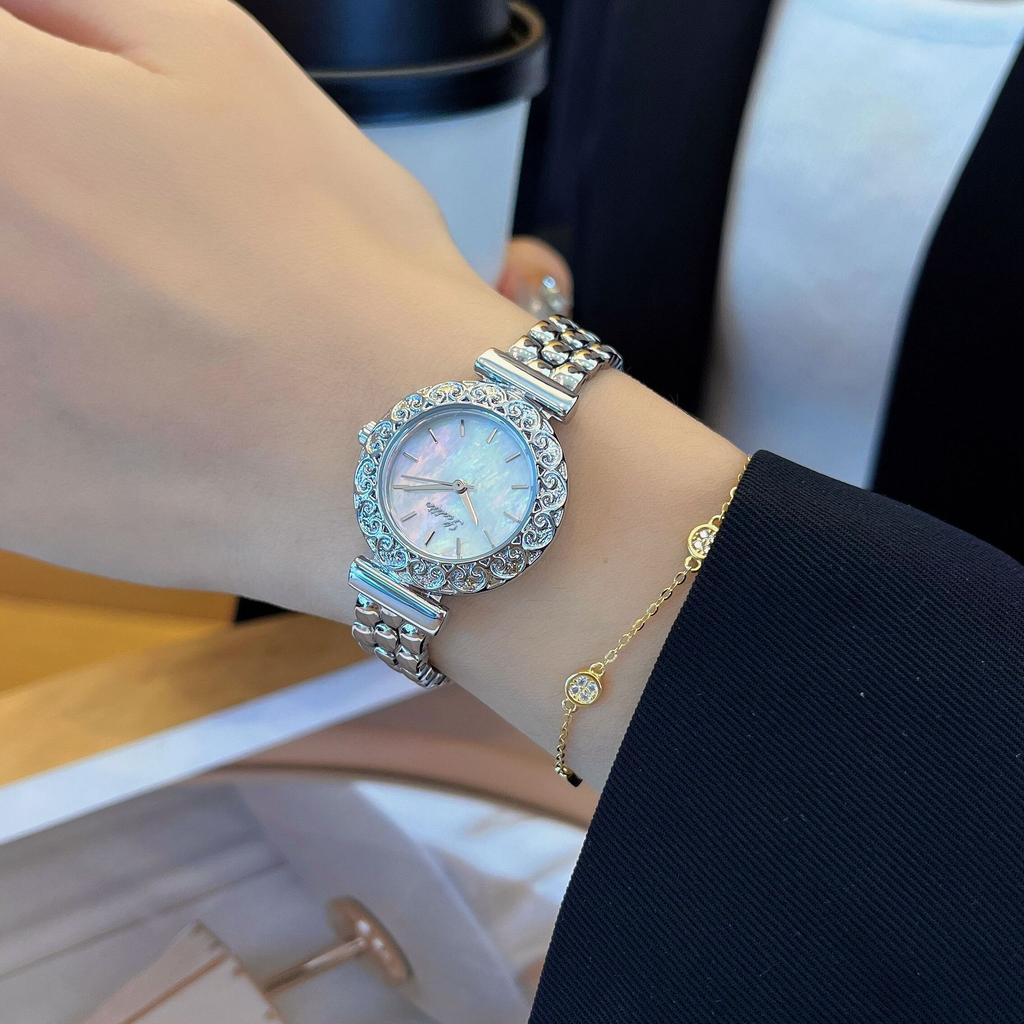9680 Women'S Watch Steel Belt Chinese Style Watch Women'S Classic Fritillary Surface High Value