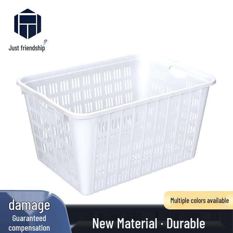 Zhengqiyi Heavy-Duty Plastic Turnover Basket 695x500x360mm