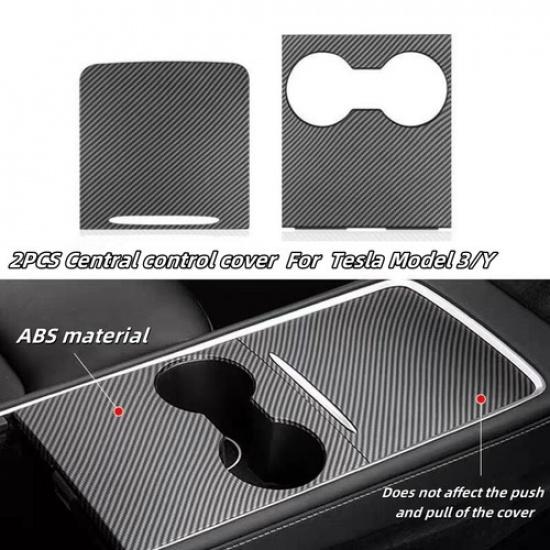 For - Tesla Model 3 / Y Center Console Panel Protector Trim Accessories