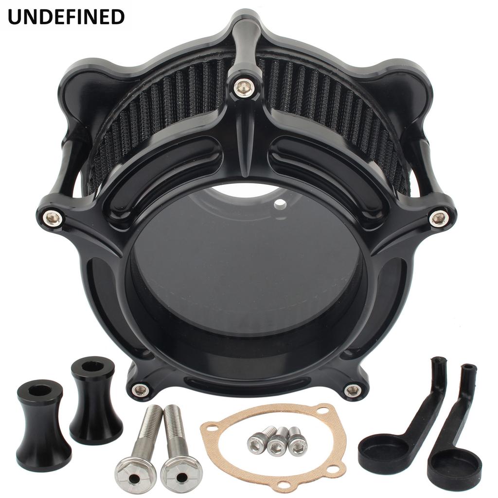 Air Cleaner Filter Intake For Harley Twin Cam EVO Dyna Softail FXST Touring Road King Street Glide 1993-1999 Motorcycle Clear