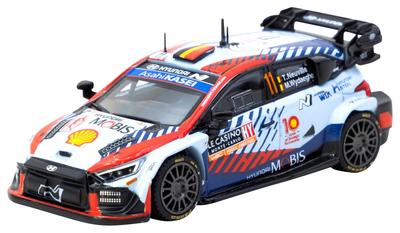 TARMACWORKS 1/64 Hyundai I20 N Rally1 Hybrid Rallye Monte-Carlo 2024 Winner Thierry Neuville/Martijn Wydaeghe Completed Product T64-089-24MCR11