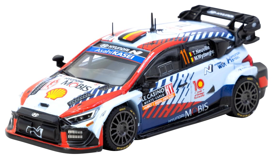 

TARMACWORKS Hyundai i20 N Rally1 Hybrid Rallye 2024 Winner Thierry Wydaeghe Completed Product 1/64 Monte-Carlo Neuville/Martijn T64-089-24MCR11