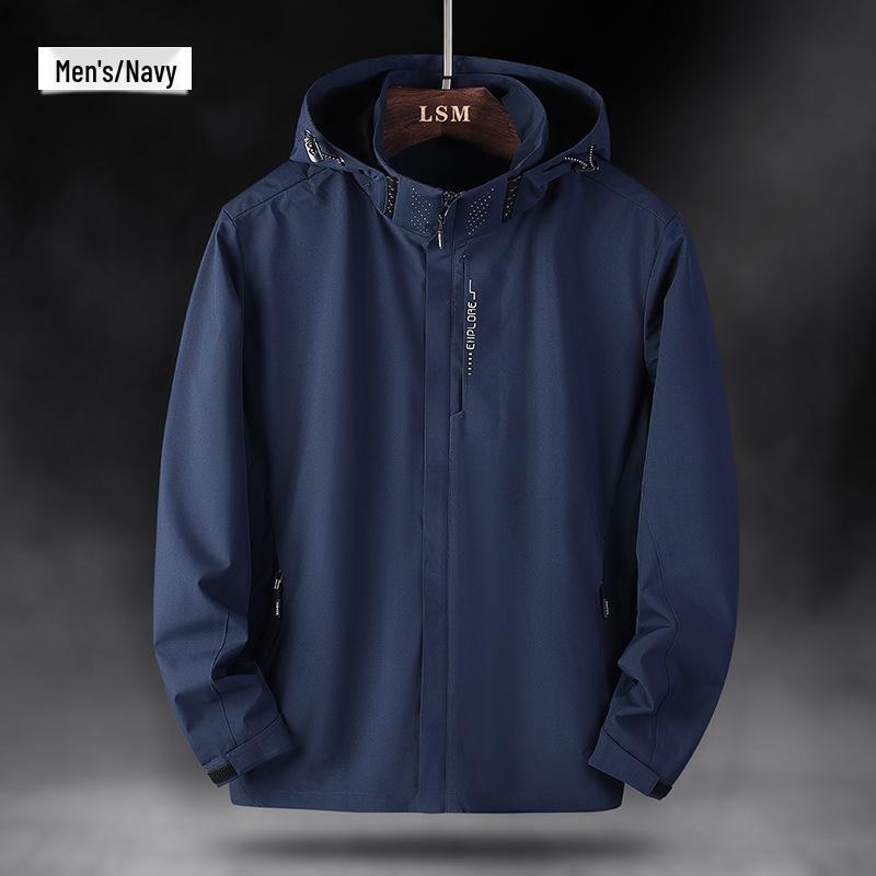 Spring/Autumn Men s & Women s Windproof Water-Repellent Outdoor Workwear Jacket 4XL