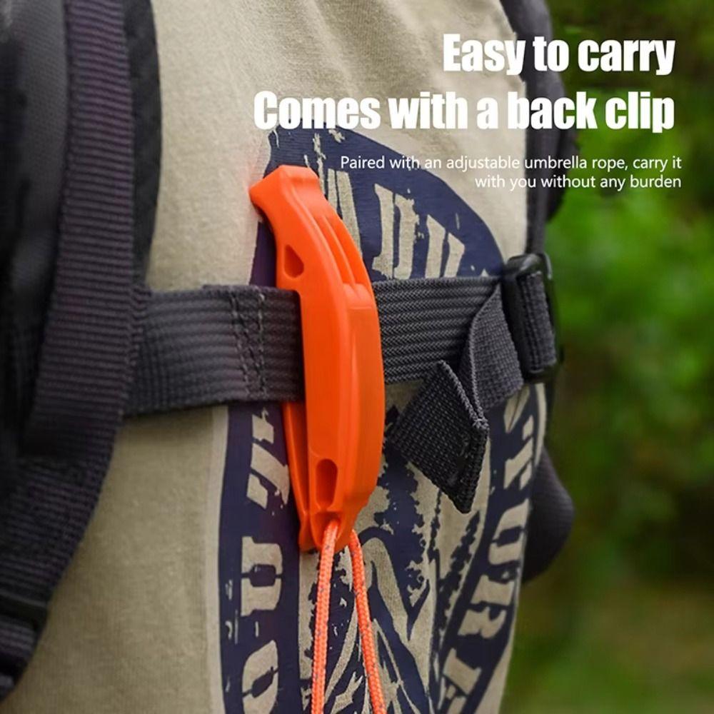Loud Outdoor Survival Whistle Anti loss Clip Rescue Emergency Whistle Water Sport Rescue