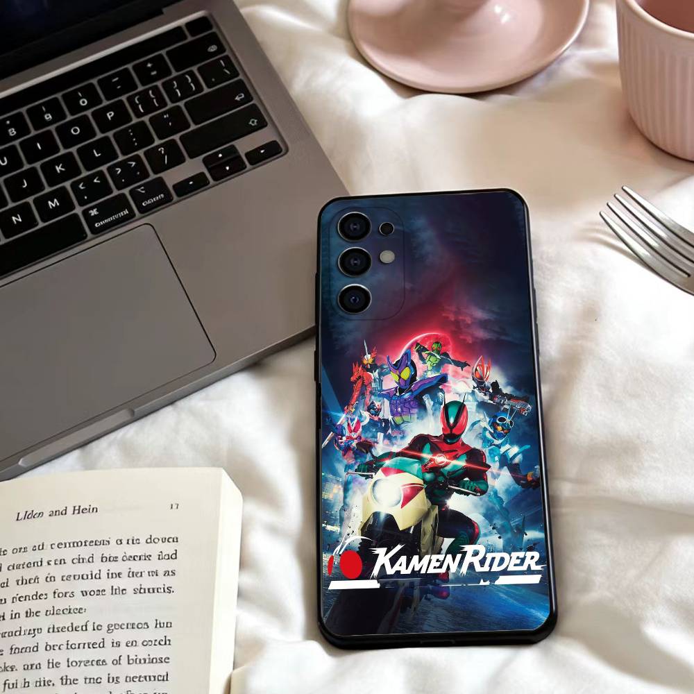 Anime K-Kamen R-Rider ZeztzS Pouzdro na telefon Pro Samsung S25,24,23,22,30,21,10,9,Ultra,Plus,Lite,FE,4,5 G Měkké černé pouzdro