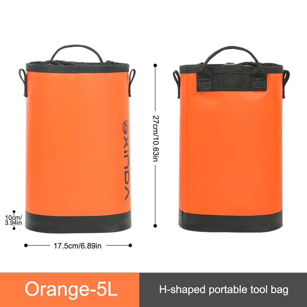 5L Climbing Exploration Bag Wear-resistant High-Altitude Operation Tool Bag Drawstring Internal Pocket Multipurpose Pouch