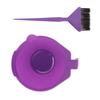 2Pcs Hair Dye Brush Bowl DIY Color Hair Coloring Styling Tool Kit Set for Home Salon