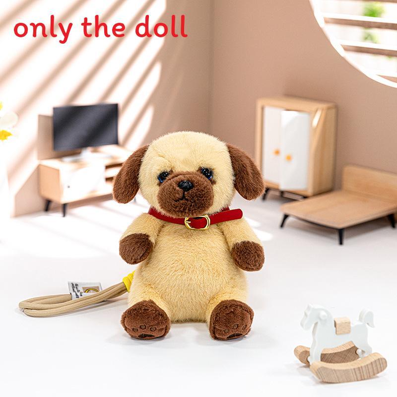Cartoon Plush Puppy Pendant With Soft Short Pile For Kids And Gift Decor