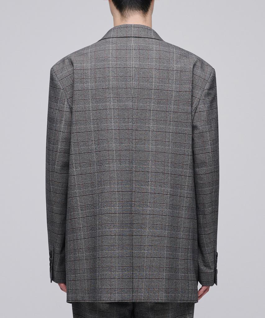Musinsa Standard Glen Check Oversized Blazer [Brown]