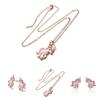 New Style Necklace Set Fashionable Alloy O-ring Chain Pendant