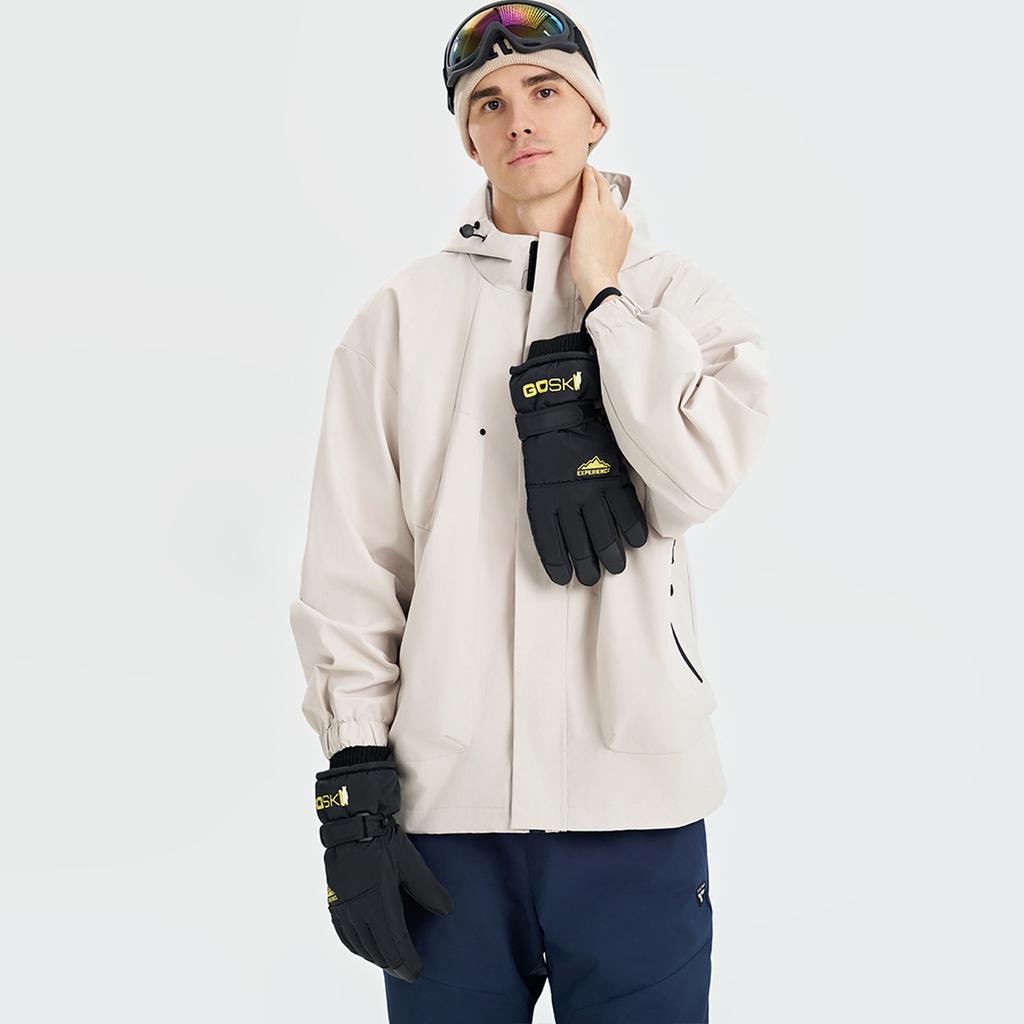 Winter Touch Screen Warm Gloves for Cold proofing and Velvet Men and Women Ski Gloves Outdoor Thickened Fashionable Cycling Gloves