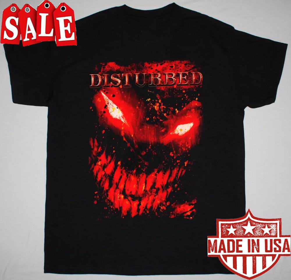 

Rare Disturbed - Short Sleeve Cotton Gift For Fan Black All Size Shirt Unisex T-Shirt XXL