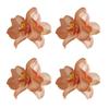 4Pcs Tropical Hibiscus Hair Clip Bohomian Floral Claw Clip for Women Girls Beach Party Accessories Practical Hairpin
