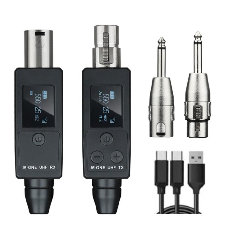 Convenient Wireless Microphone System Converter Built in 1000MAh Battery