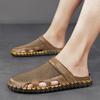 New Leather Men's Casual Sandals Handmade Beach Sandals Man Sandalias Para Hombre Leather Sandal For Men Sandalia Masculina