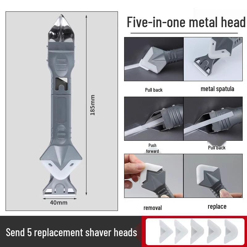 Multifunctional Glue and Caulk Scraper Tool for Cleaning and Beauty Trimming