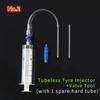 1Pc Bicycle vacuum tire self filling fluid injection tool Mountain road vehicle tire filling fluid injection syringe