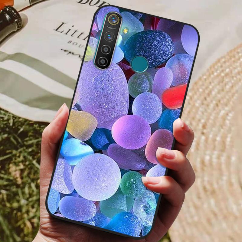 Para Oppo Realme 5 Pro Funda Silicona Trasera Funda de Teléfono para Oppo Realme 5i 5S 5 Pro Fundas Realme5 Pro 5i 5S Borde Suave coque