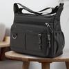 Oxfords Toted Bag for Men Shoulder Crossbody Handbag with Multi Pockets Zipper for Work Office Travel and Daily Use