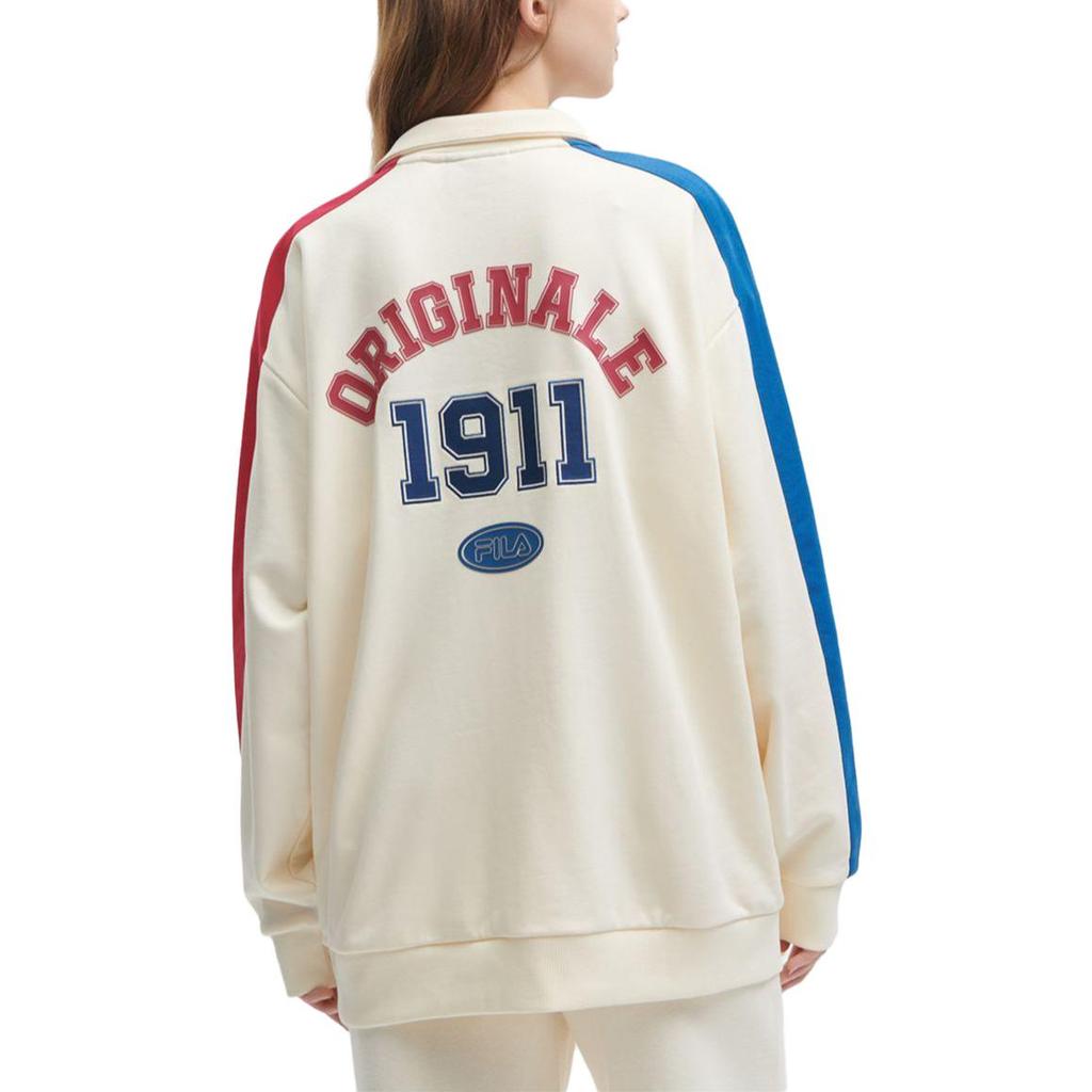 FILA Sweatshirts Unisex Stand Collar Moderate Regular F51U349299ADB