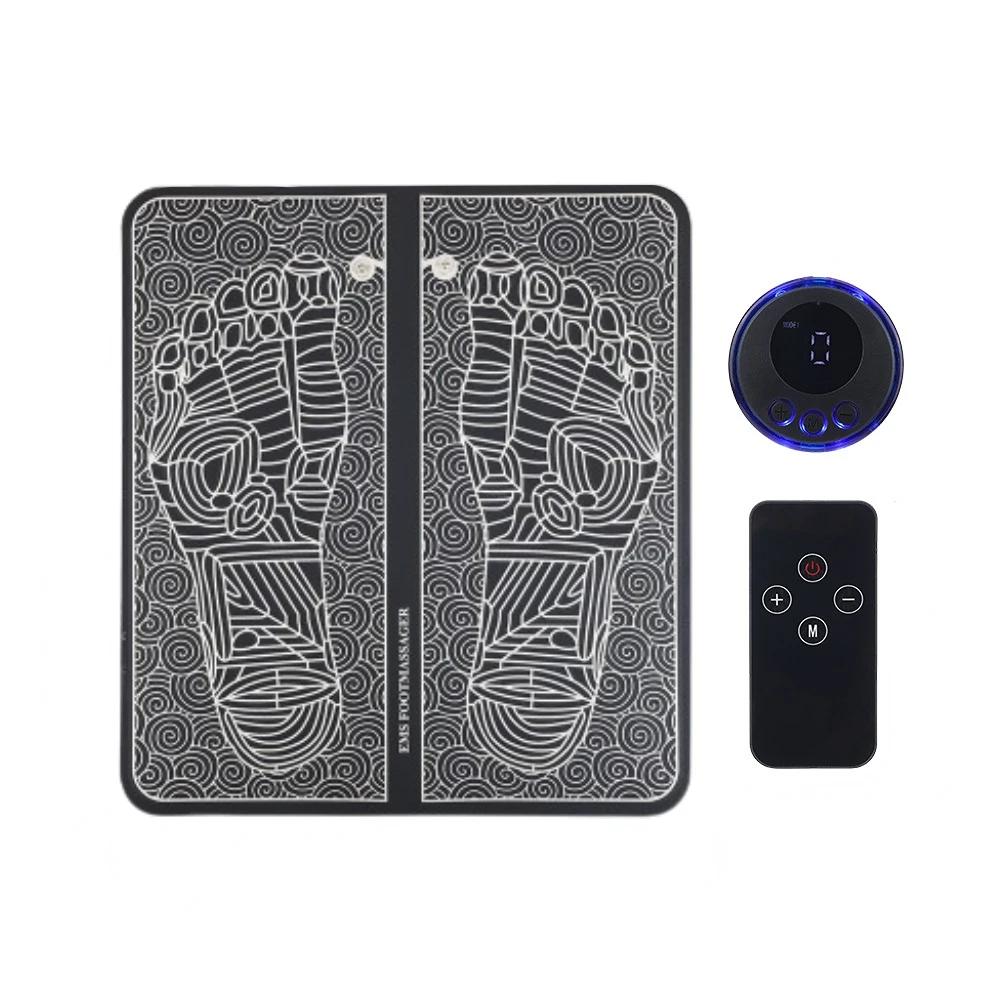 Foot Massage Mat EMS Foot Massager Pad 19 Modes 8 Gears Electric Foot Acupoint Massager Muscle Relieve Cushion Relief Pain Relax Feet
