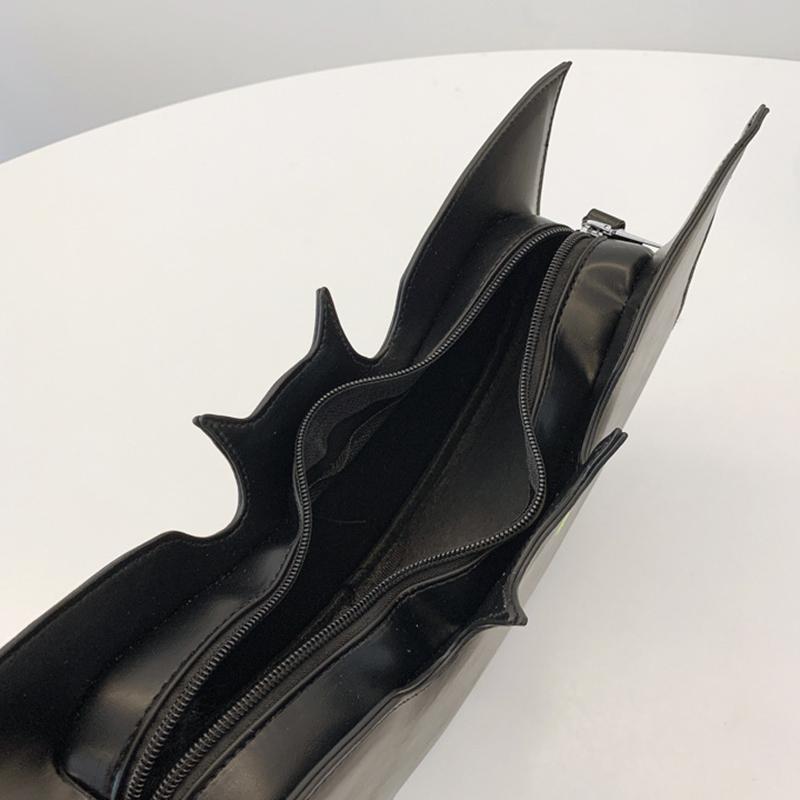 Bolsa Transversal Feminina Personalizada Criativa Bolsa Pequena Feminina Halloween Morcego Personalidade Engraçada Mensageiro de Ombro Axilar