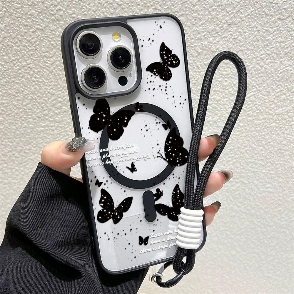 Magnetyczne etui na telefon dla iPhone 11 12 17 14 15 Pro Max 15 14 16 Pro13 14 15 16 Etui wstrząsoodporne Magnetyczny pierścień Mag-Safe Pokrowiec na tył