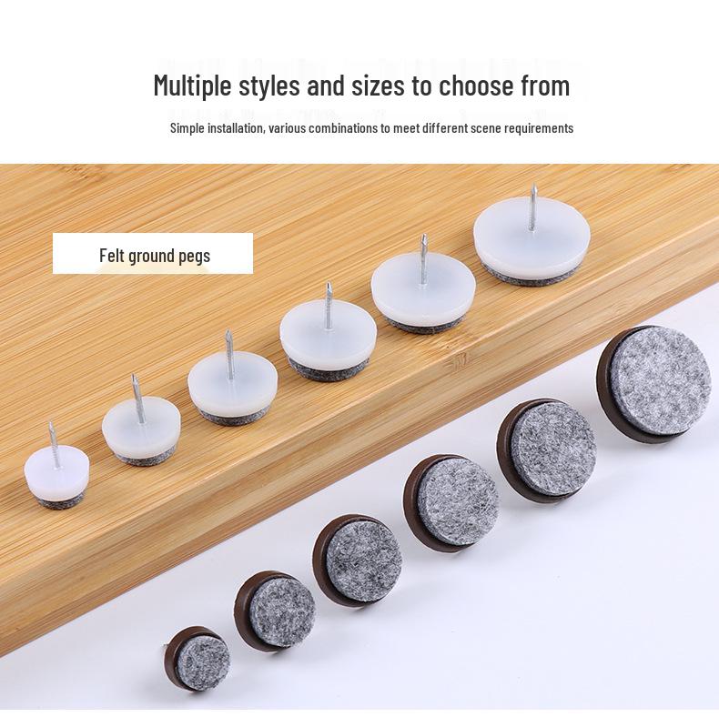Moisture-Proof Felt Furniture Leg Pads for Tables and Chairs