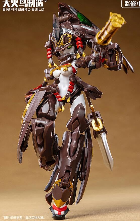 Daikachou Toys Insect Princess Series Beetle Mecha Beautiful Girl Helmet Transformable Painted Complete Action Figure "AC" IMG-01 [Item]