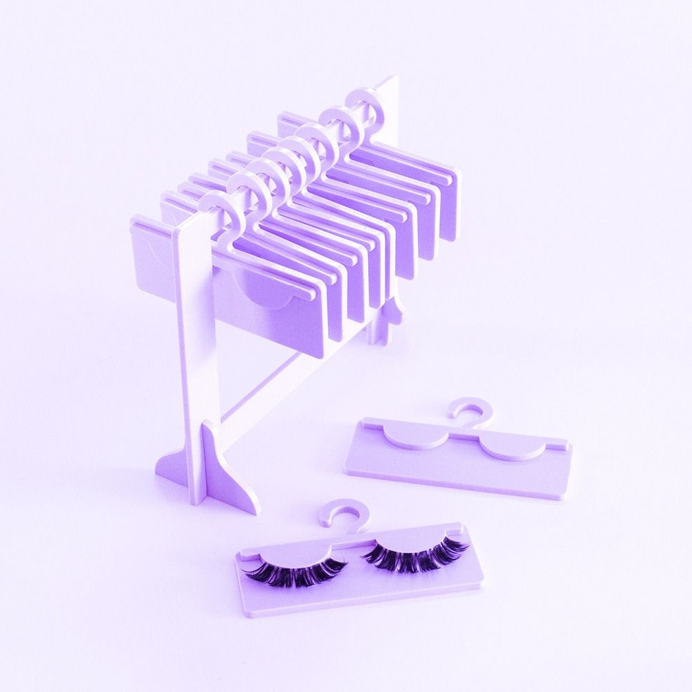 Sturdy False Eyelash Holder INS Cosmetics Storage Rack Professional EyeLash Hanger Rack Women