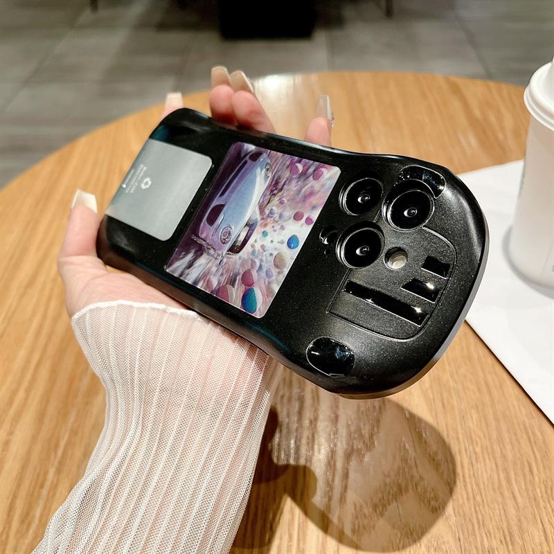 Sports Car Bracket Suitable For 12promax 3D Phone Case Couple Car Soft Shell Racing Car 15 Push-pull Bracket