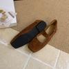 Fashion New Female Slip On Footwear Ladies Flats With Shoes Square Toe Fashion Shallow Women Mary Janes Flats Shoes