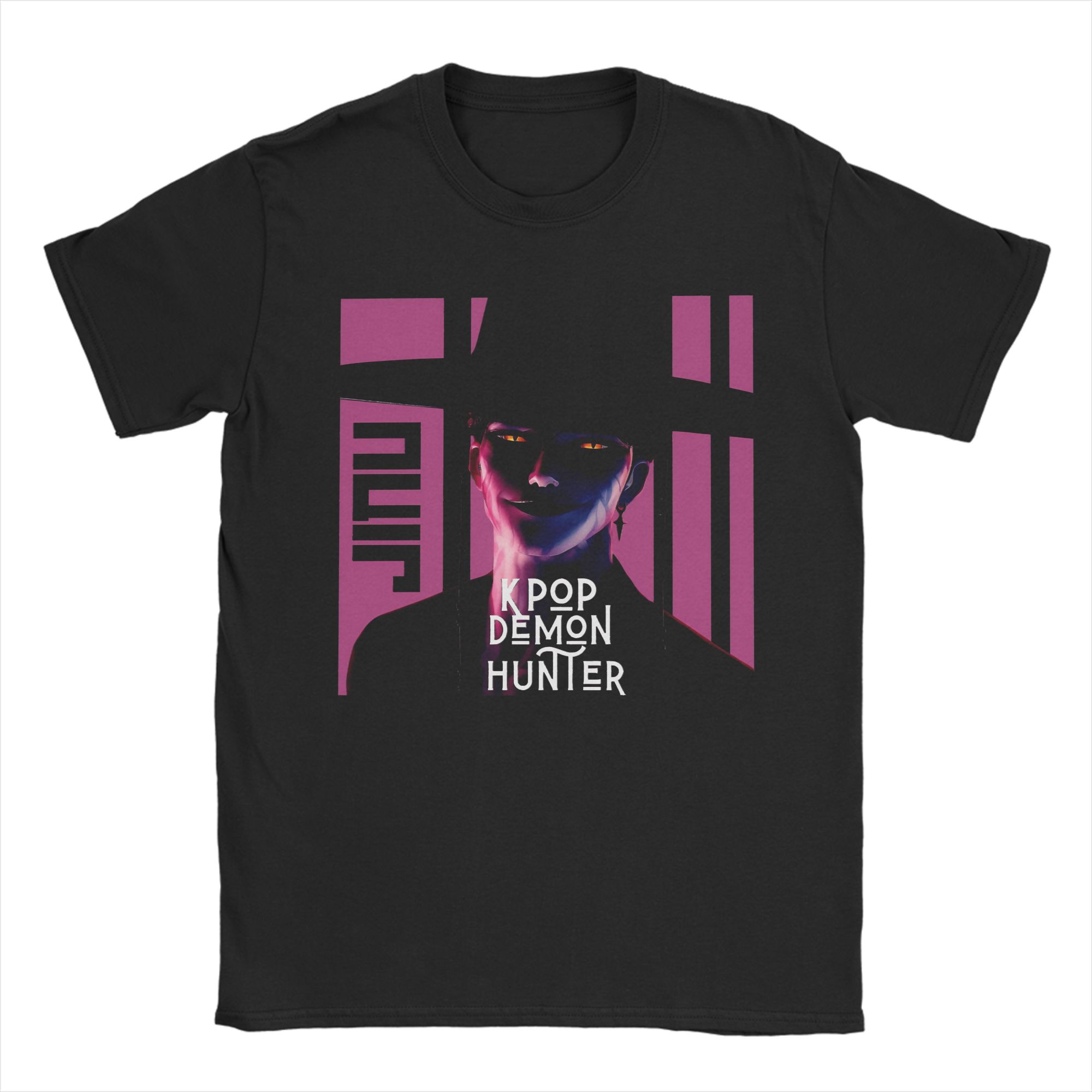 

Jinu Saja Boys Kpop Demon Hunters Cotton T Shirt Men Summer Awesome T-Shirts Breathable Leisure Tee Shirt Big Size Casual Tops 3XL