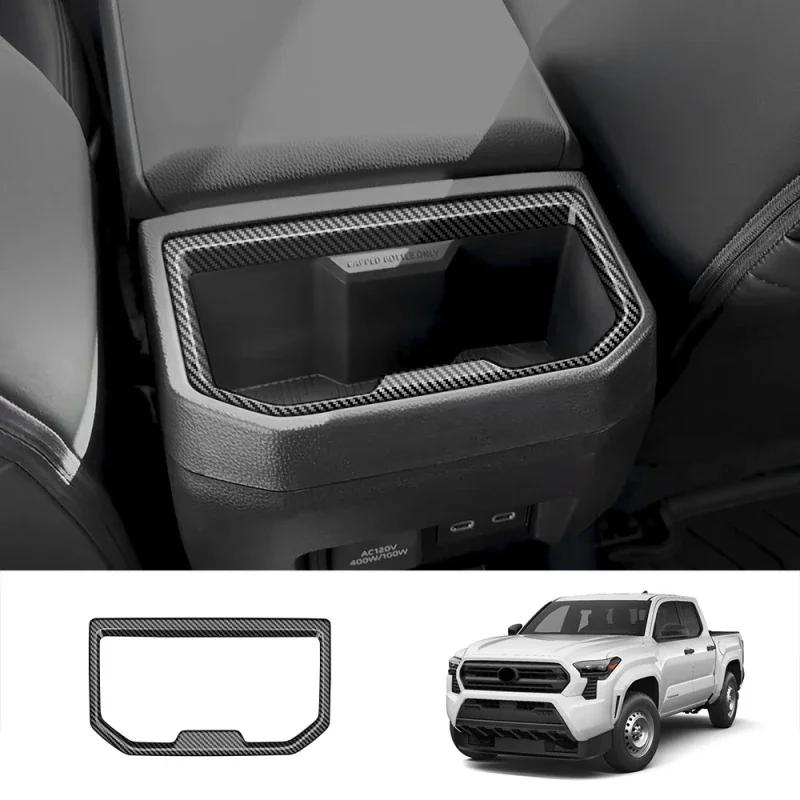 ABS Carbon Fiber For Toyota Tacoma 2024-2025 Central Control Trument Panel Steering Wheel Door Handle Interior Accessories