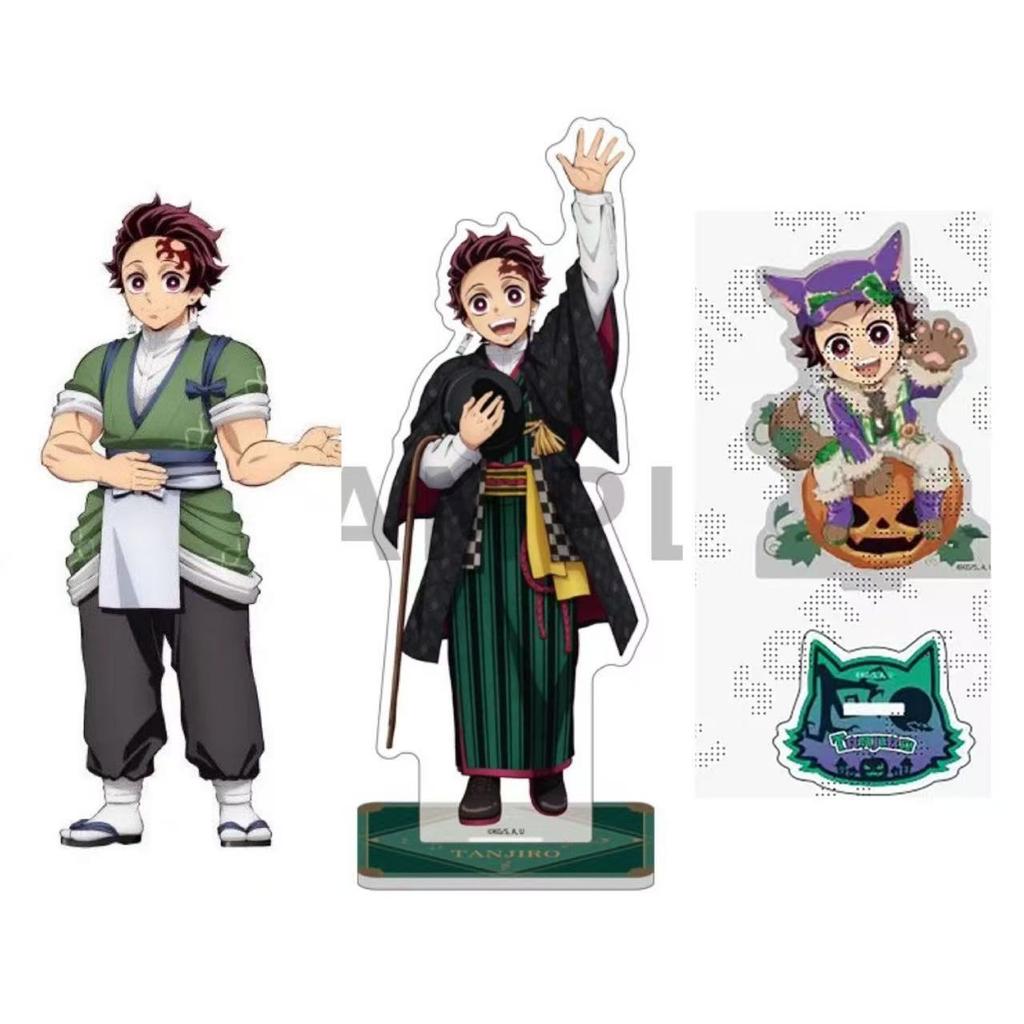 FOR Balde of Ghost Muichiro Figure Collection Acg Stand Uzui Tengen Acrylic Stand Gyomei Figur Standing Plate Kyoujurou Toys Boy